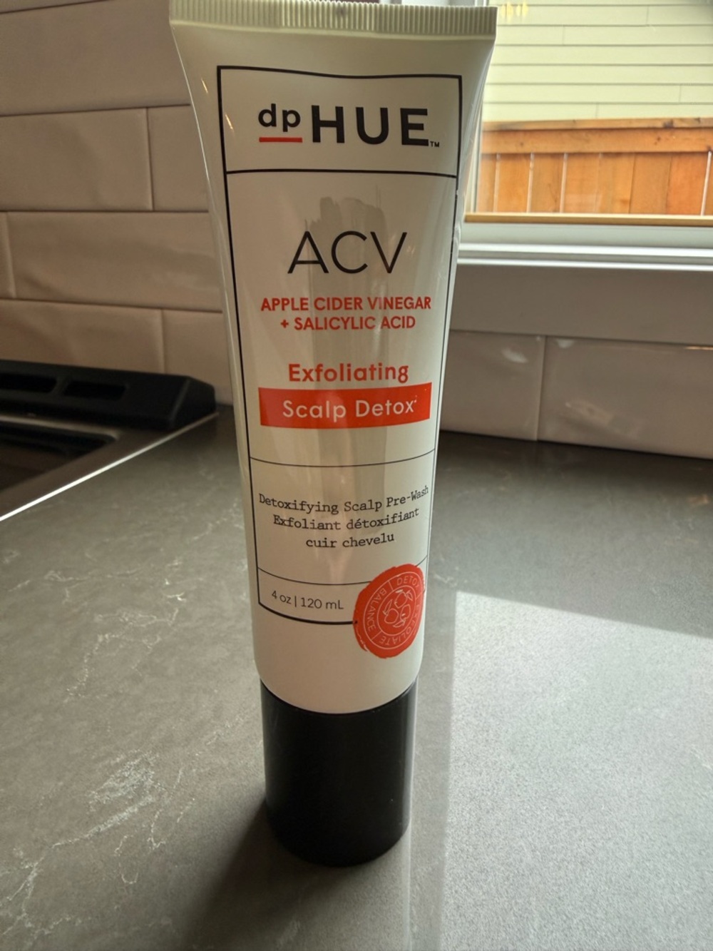 NEW - Unopened - dp HUE ACV Exfoliating Scalp Detox